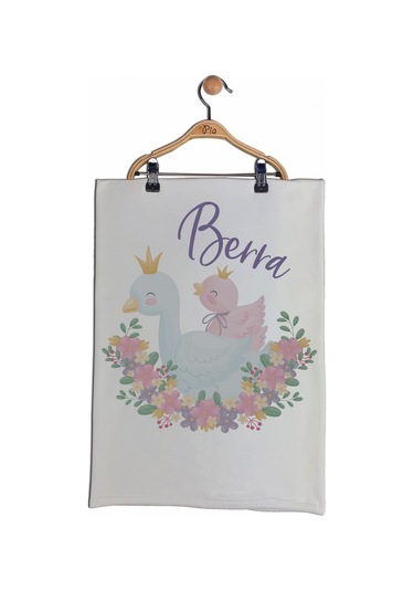Pia Baby Gl 2203 Isme Özel Bebek Battaniye Yastık Seti Krem