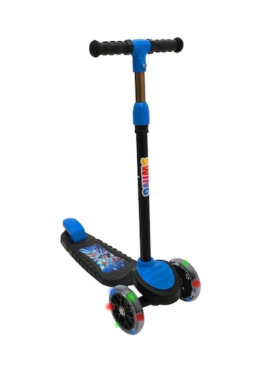 Swsc4-ı Swing Işıklı Scooter Mavi -kolat