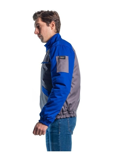 Şensel, Kapitoneli Mont, Gri-Saks -91E2285- Iş Montu,Iş Elbisesi