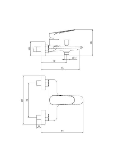 Eca Ar Fast 102102529 Banyo Bataryası Krom