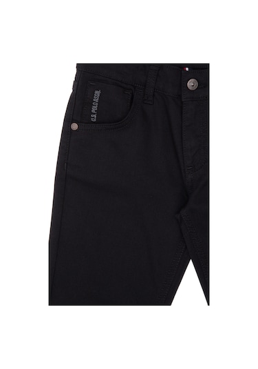 U.s. Polo Assn. Erkek Çocuk Siyah Pantolon Kanvas-chino 50317206-vr046 Siyah