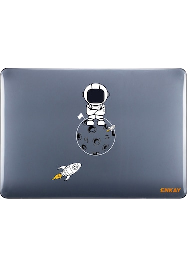 Enkay Macbook Pro 15" Desenli Tasarım Koruyucu Laptop Kılıfı Astronot No.4