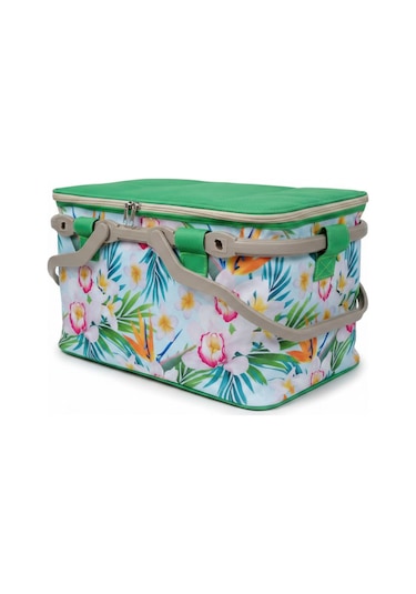 25 Lt Piknik Sepeti 1072 Picnic Bag -326 Karışık/Çok Renkli