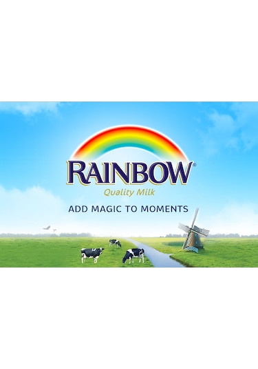Rainbow Evaporated Milk Quality Milk 170 Gr X3 Adet