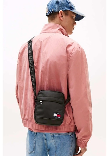 Erkek Günlük Çapraz Askılı Çanta - Siyah-8864 Siyah