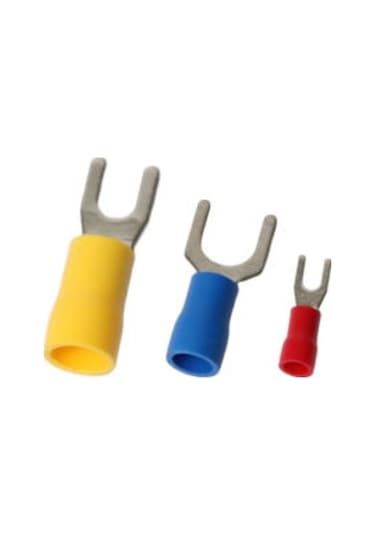 Çatal Tip Izoleli Pabuç Kablo Uçları 1 Adet