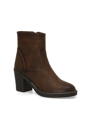 Butigo 24k-627 4pr Taba Kadın Topuklu Bot 000000000101924995 Taba