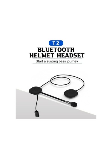 Jms T2 Kablosuz Bluetooth Uyumlu 5.0 Motosiklet Kaskı Stereo Hoparlör Kulaklık