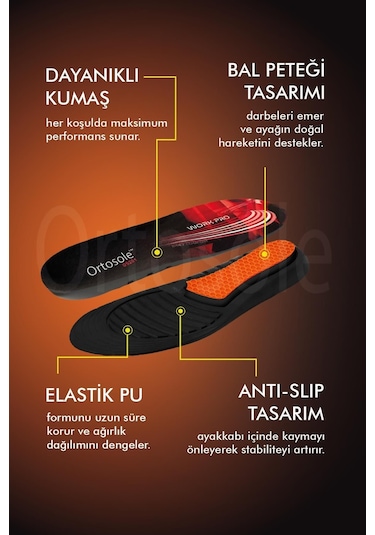 Ortosole Tabanlık - Erkek - Konfor