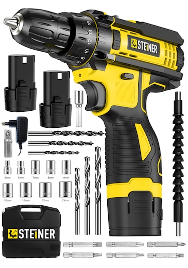 Steiner AR-128VF Li-ion S Çift Akülü Şarjlı Vidalama