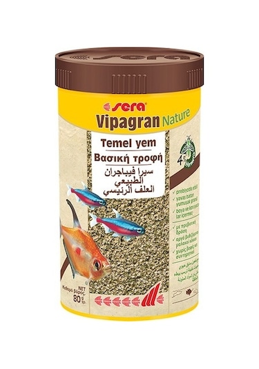 Sera Vipagran 250 Ml Granül Balık Yemi