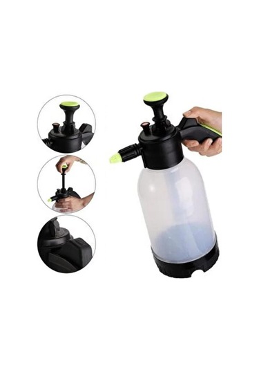 Ollevra 2 Başlıklı Oto Köpük Su Püskürtme Ve Bitki Bakım Sulama Aleti 2 Litre Oto Yıkama Spreyi