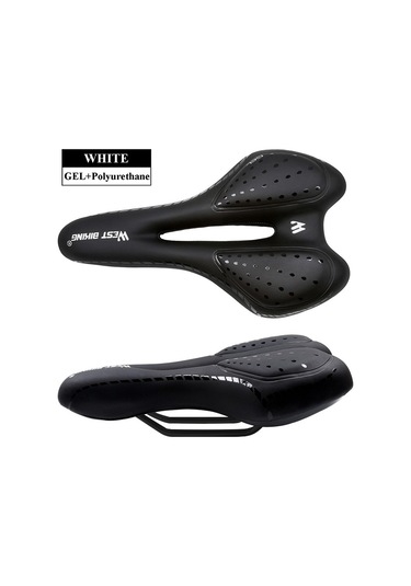 Biking Bisiklet Eyer Nefes Pu Deri Hollow Yastık Rahat Yol Yurt Dışından A