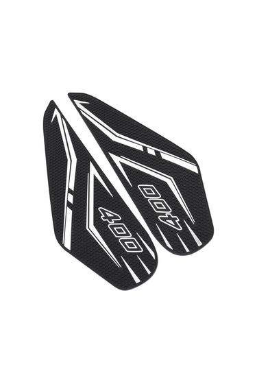 Mufunye Kawasaki Z400 Nınja 400 2017-2021 Beyaz Tank Anti Kayma Sticker - Friction Artırır, Kontrolü Güçlendirir, Zirve Stabilitesi Sağlar