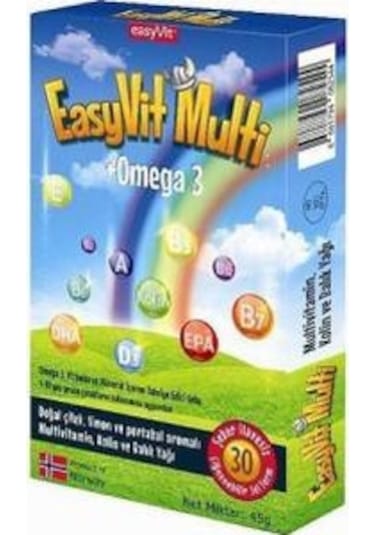 Easyvit Multi Omega 3 30 Jel Tablet