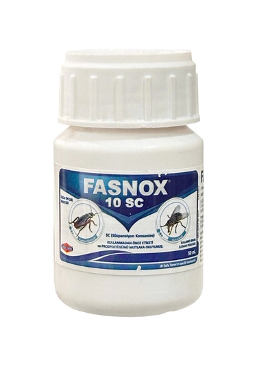 Fasnox 10 Sc Kokusuz Haşere Öldürücü Karasinek Hamam Böceği Haşere İlacı 50 Ml