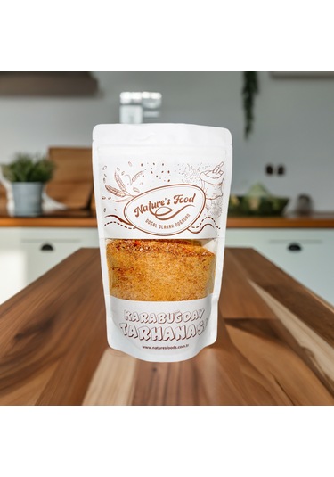 Karabuğday Tarhanası 400gr Karabuğday Unu, Kırmızı Biber, Yoğurt, Nohut, Domates, Soğan.