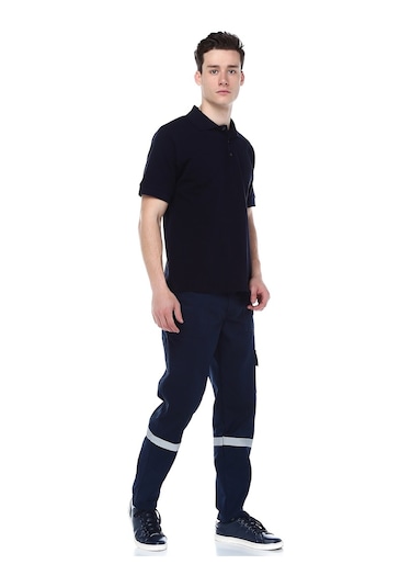 Lacivert Gabardin Yazlık İş Pantolonu %100 Pamuk (482697837)