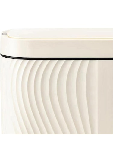 Suntek Magideal Ev Ofis Tuvalet Için Akıllı Çöp Kutusu Bej