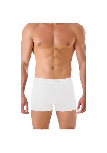The Don Beyaz Renk Bamboo Erkek Boxer (517378959)