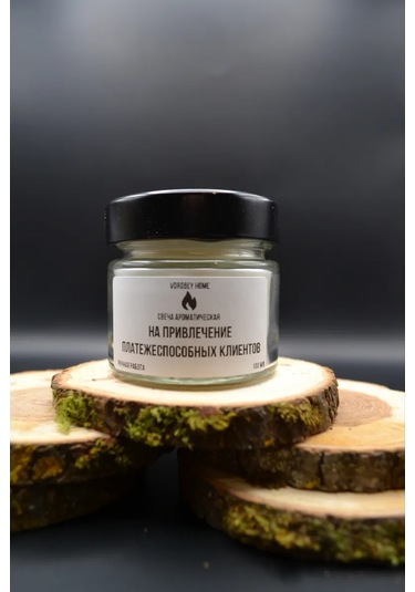 Vorobey Home Paran İzlemek Arzusu Olan Müşterilerin Çekimi İçin Kokuya Sahip Mum 328048270 Beyaz