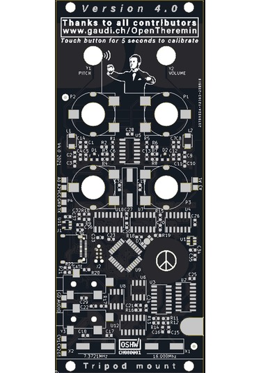 Open Theremin V4 Müzik Aleti Devre Kartı