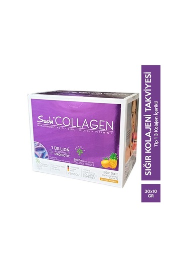 Suda Collagen Probiotic Pineapple 30 Saşe Ananas Aromalı