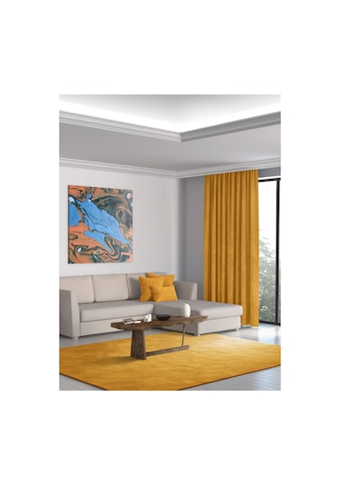 Home Daily Series Safran Rengi Ada Fon Perde Safran
