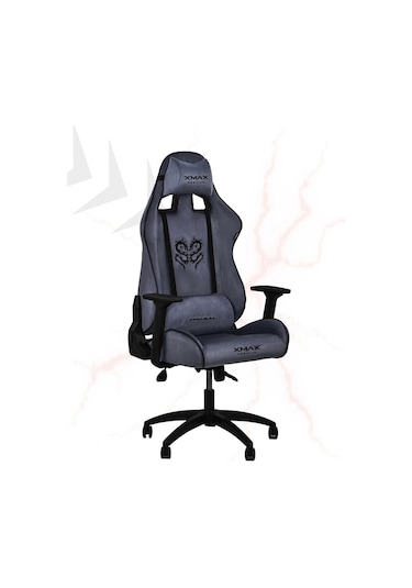 Rio Plus Balerion Terletmez Kadife Kumaş Antrasit Gaming Oyuncu Koltuğu Antrasit