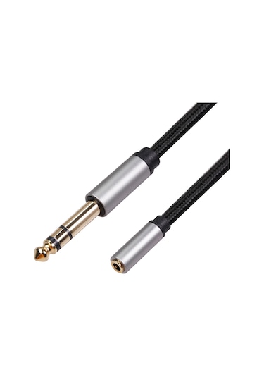 Sones 3662a 6,35 Mm Erkek - 3,5 Mm Dişi Ses Adaptör Kablosu, Uzunluk: 3 M