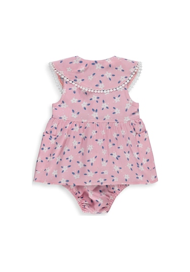 Civil Baby Bebe Yaka 6-18 Ay Elbise - Pembe Soft Pembe