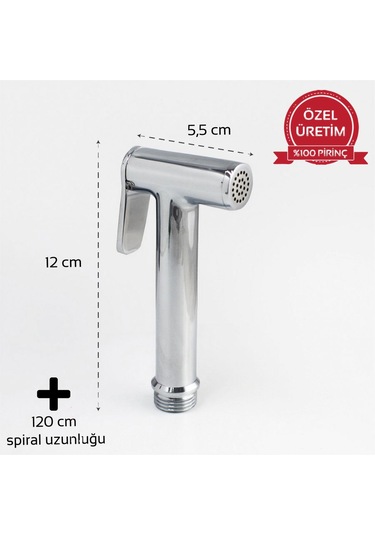 Çapa Pirinç Tabancalı Taharetmatik 0946P Krom