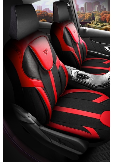 Panda Kapadokya Serisi Jakar Kumaş Oto Koltuk Kılıfı - Tam Set