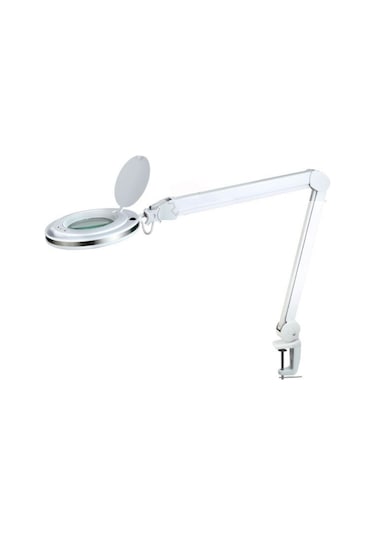 6017-8 Ayarlanabilir işık Seviyeli Masaüstü Büyüteç Lup (8x)