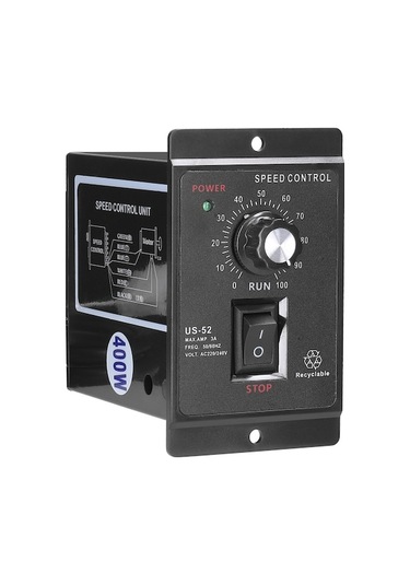 Pazly Alternatif Akım Tek Fazlı Asenkron Motor Elektronik Hız Kontrol Cihazı - Kademesiz Ayarlı