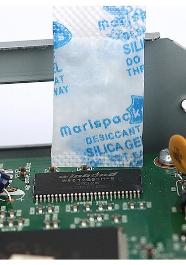 Marispacks 5 G X 100 Adet Silikajel Nem Alıcı Paket Nonwoven, Aluminyum Doypack Ambalajda