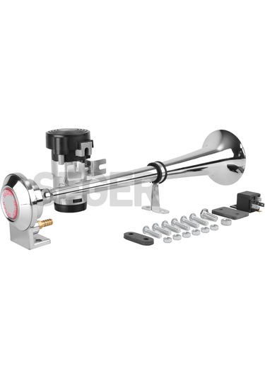 Seger 24 Volt Krom Tek Borulu Kompresörlü Marin Korna