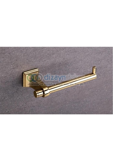 Line Tuvalet Kağıtlığı Gold Kaplama