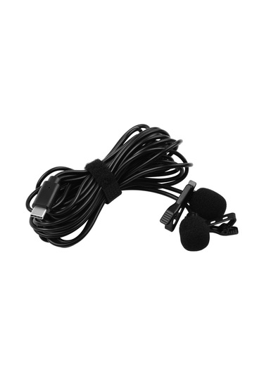 Skycıty İki Mikrofonlu, Rüzgar Yastığı Ve Depolama Torbası Bulunan Kolyeli Mikrofon, Type - C Arayüzlü Cihazlar İçin Uygun