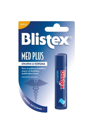 Blistex MedPlus Stick SPF 15 Kuruyan ve Çatlayan Dudaklara Yoğun