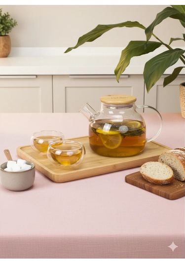 Cnglass Fincan Setli Demlik Set 197720104 Beyaz