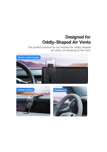Yifomall Araç Telefon Tutucu Manyetik, Çekmeceli Süngerli, Navigasyon İçin Uygun, Tüm Telefon Modelleriyle Uyumlu, Düz Yüzeylerde Sabit Kurulum