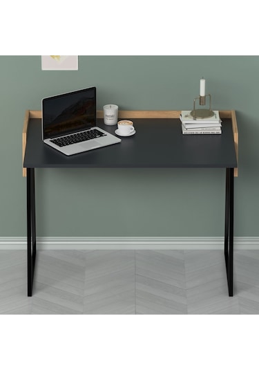 Rone Çalışma Masası Antrasit Meşe