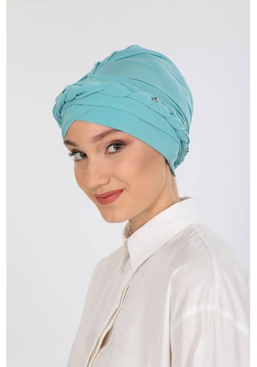 Örgü Taç Bone - Şık Ve Rahat Moda Aksesuarı Sdfpotb1001 Gümüş