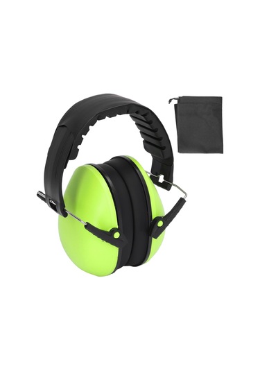 Gajeena Yeşil Gürültü Engelleyici Kulaklık - Nrr 21db - Konforlu Yastıklı Tasarım - İş, Av, Bahçe Çalışmaları İçin Ses Koruması