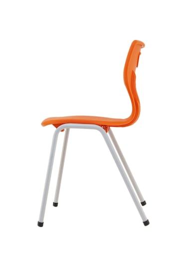 Turuncu Plastik Sandalye 2 Adet Turuncu