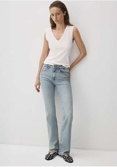 Mavi - Maria Mavi Premium Puslu Açık Mavi Jean Pantolon 101225-89221 Açık Mavi