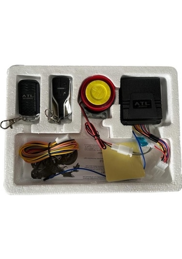 Alarm Motosiklet 2 Kumandalı Start + Stop