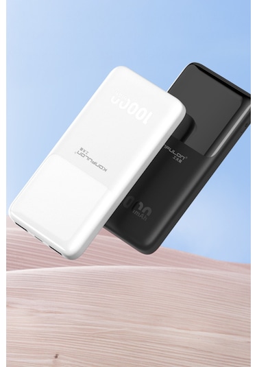 Konfulon A35 10.000 Mah 15w Mini Powerbank - Siyah siyah