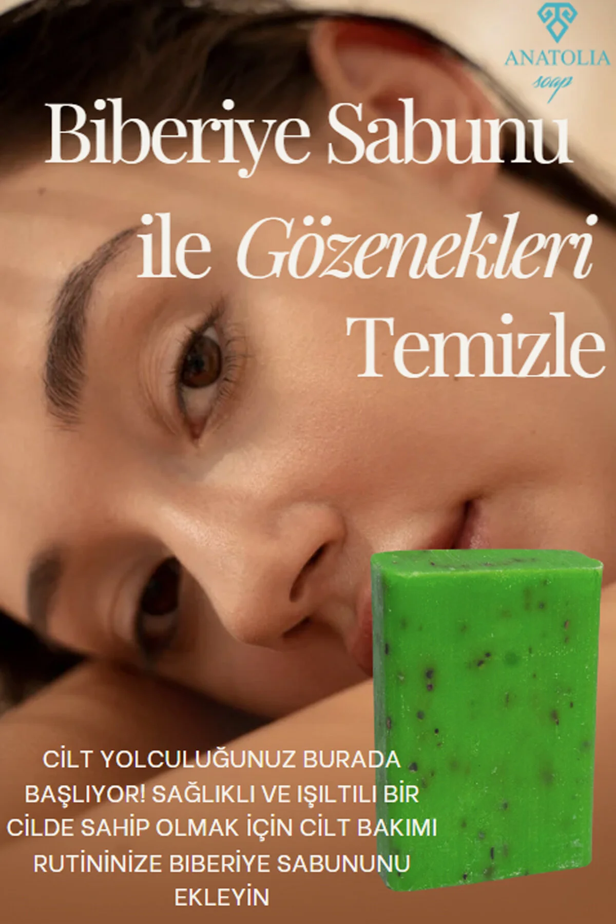 Anatolia Soap Akne Ve Sivilce Oluşumunu Engeller Antibakteriyel Biberiye Sabunu Biberiye